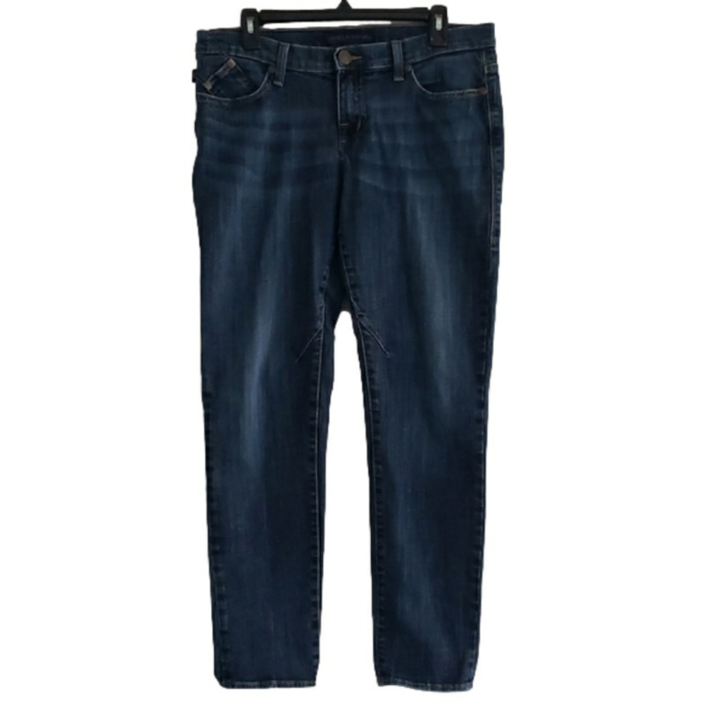 ROCK & Republic Emo Mid Rise Straight Leg Dark Wash Denim Jeans Size 10